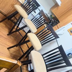 4 barstools set  swevel 30” height new condition