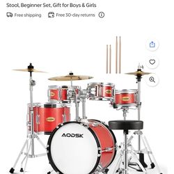 B/O New Kids Full Drum Set NIB