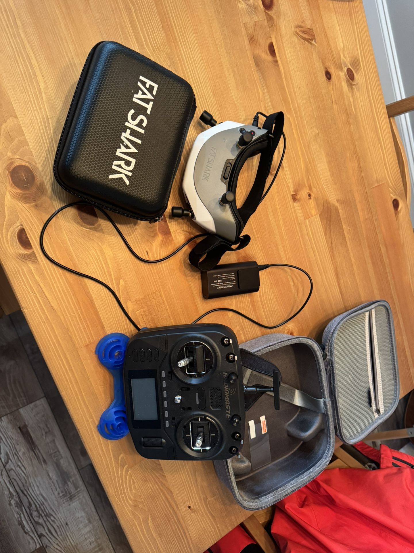 FPV Drone Fat Shark Gov Goggles And Radio master Boxer