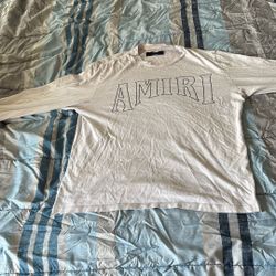 Amiri Sun Long-Sleeve Tee 'White