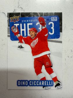 25-26 2025-26 UD Dino Ciccarelli 313 Red WIngs Centennial  #313-5