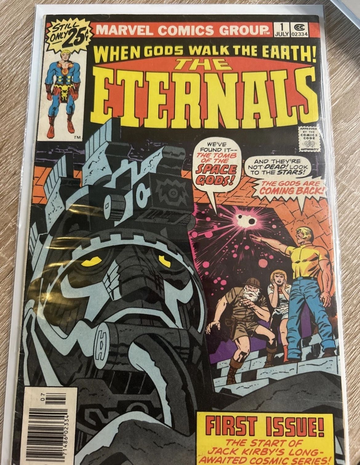 The Eternals #1 25 Cent Variant (Marvel Comics July 1976)