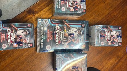2025 Topps Chrome NFL Sealed Boxes