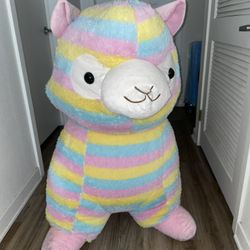 Rainbow Llama Plush Toy