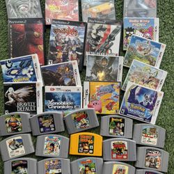 Nintendo 64, PlayStation 2, PS2, Nintendo 3DS, Pokemon, Metal Gear Solid, Donkey Kong, Superman, Kirby, Video Games, Retro
