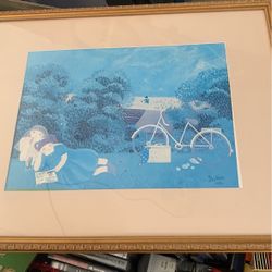 French Artist Berthine Marceau Framed Print