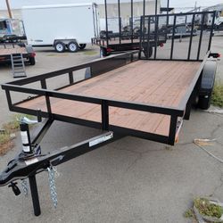 2024 Carson Trailer Black Standard Utility 6.5 X 16 -2