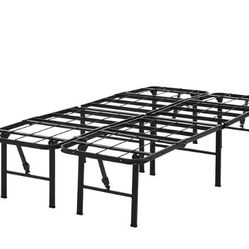 Mattress Frame (Twin) - Folds Down for Easy Storage