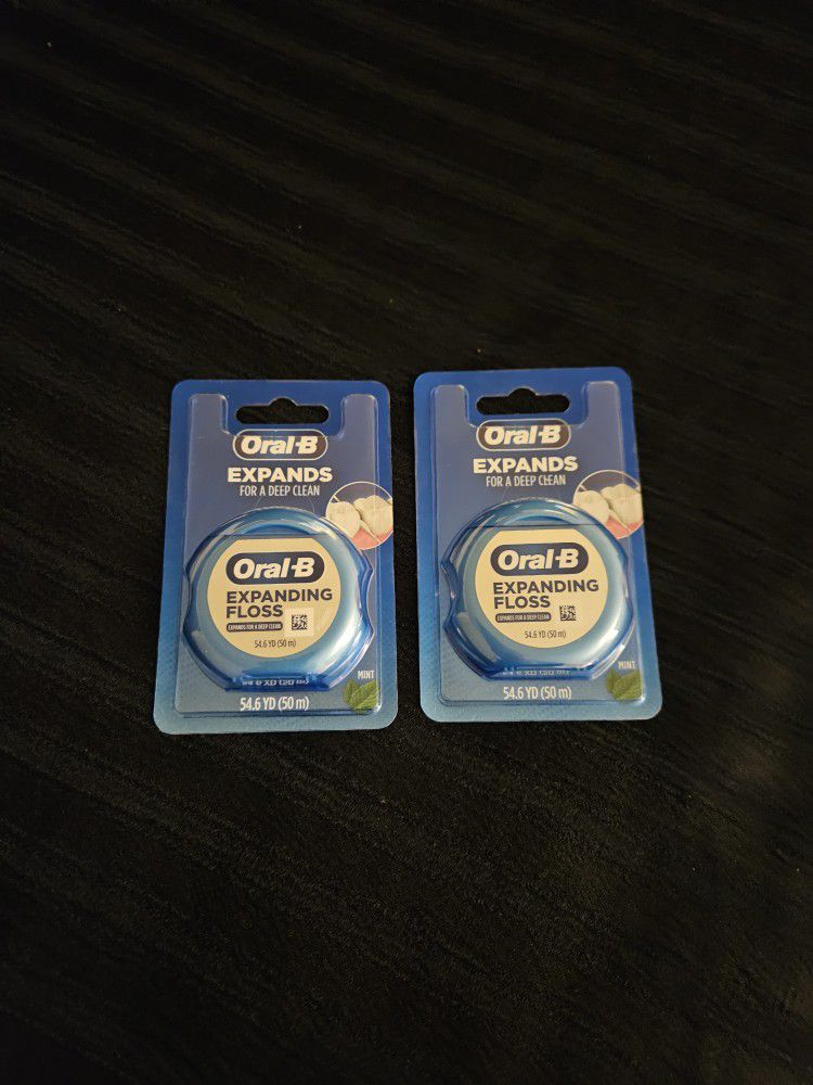 $3 Each (2 Available) Oral-B Expandable Floss 54.6 yards