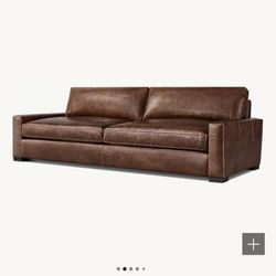 Restoration Hardware 9ft Sofa, Chair, Ottoman