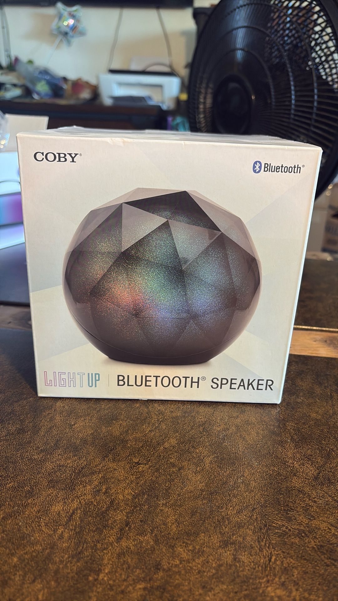 Coby Light Up Bluetooth Speaker New