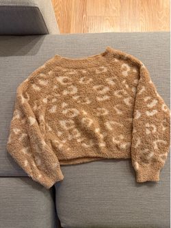 Express leopard print sweater