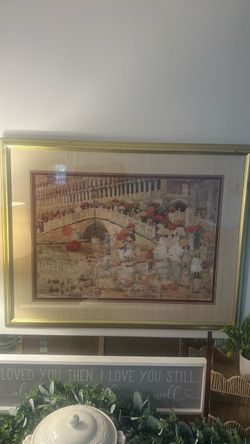 39” x 31” Framed Watercolor Print by Maurice Prendergast