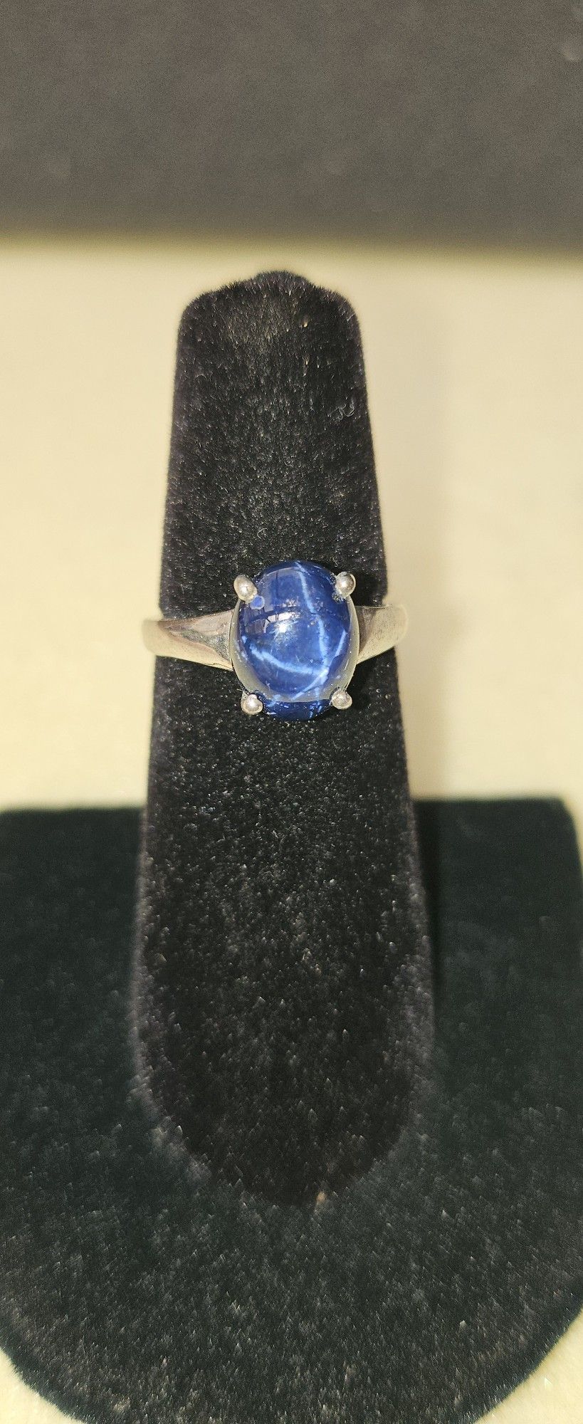 Genuine Thai Blue Star Sapphire Ring