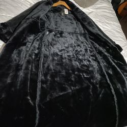 Suede Small Black Coat
