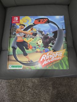 Nintendo Switch Ring Fit Adventure(Ring And Leg Strap Included)