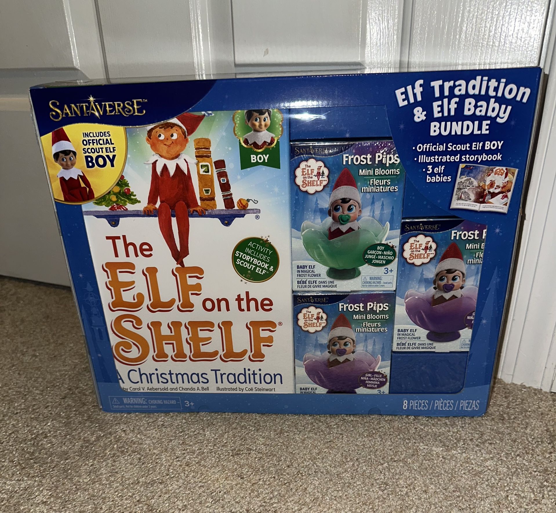 The Elf on the shelf bundle - boy with blue eyes