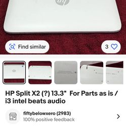 HP Split Laptop 