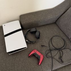 Ps5 pro with headset