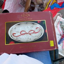 Small Lenox Holiday Trat