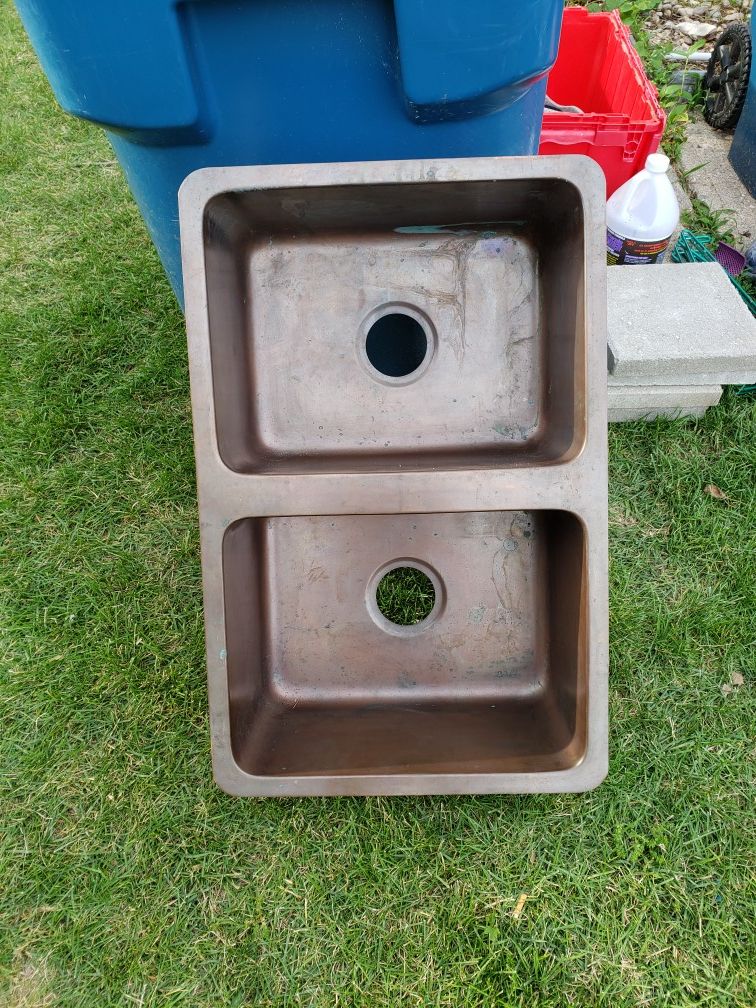 SOLID COPPER SINK