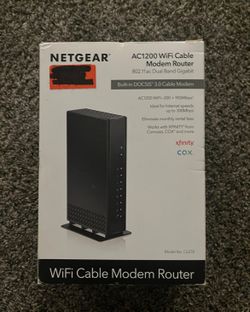 Netgear 1200 WiFi cable modem