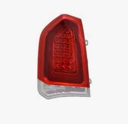 left (driver side) tail light assembly 2015 to 2021 Chrysler 300. LED chrome trim.