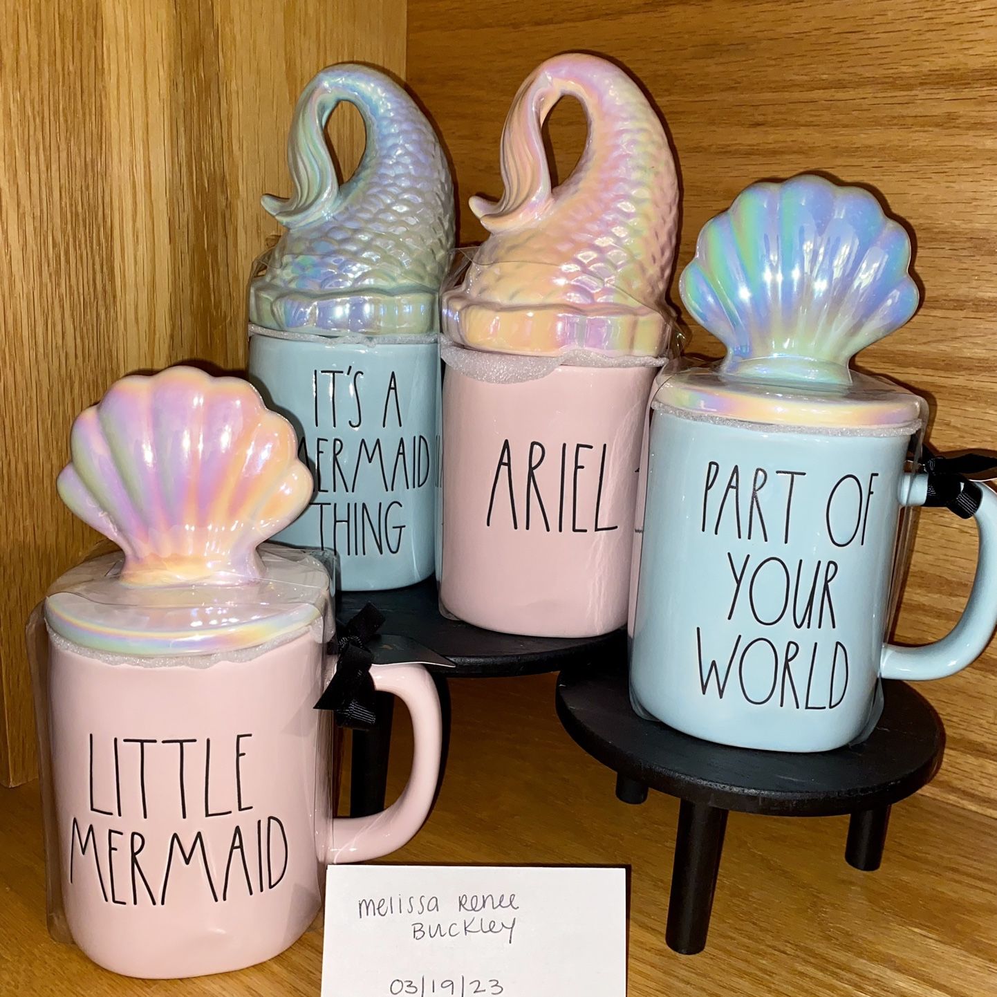 Rae Dunn ARIEL Mug with Topper