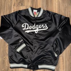 New men’s size large & XL Mitchell & ness LA Dodgers satin jacket 