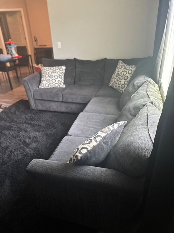 Grey couches