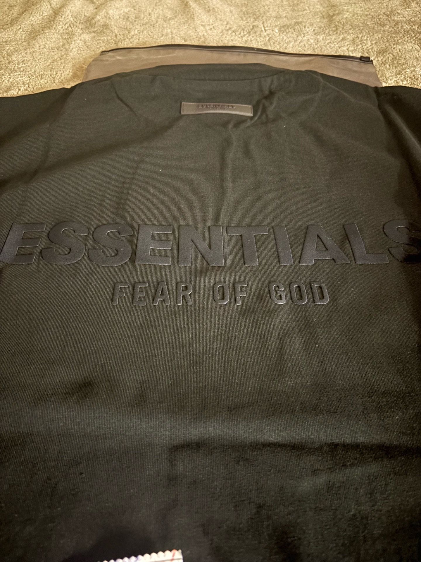 Fear of God Essentials Shirt (Black) NEW w/ Tags
