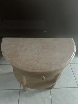 End Tables With Marble Top