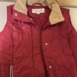 Balck Rivet- Maroon Red Women’s Vest