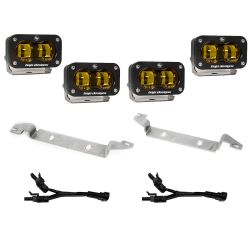 2024+ Toyota Tacoma Baja Designs SAE Fog Light Kit (Amber)