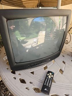 ZENITH 19" CRT TV B19A21D RETRO GAMING COLOR TUBE TELEVISION WITH REMOTE