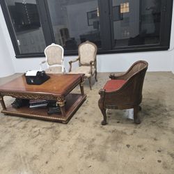 Chairs And Coffee Table