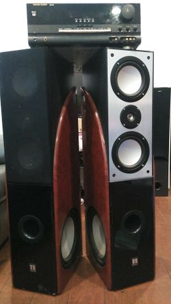 Harman Kardon AV receiver 45 the Theater Research Tower speakers sold for Sale in Los Angeles CA OfferUp