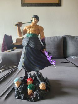 One Piece Anime Figures! (Roronoa Zoro 50cm statue)