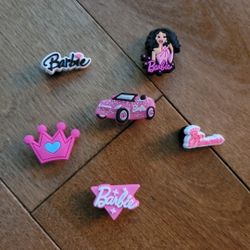 Lot Of 6 Barbie Shoe Charms 