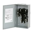 EATON  - General duty non-fusible safety switch, single-throw, 60 A, NEMA 3R, Rainproof, Painted galvanized steel, Two-pole, Two-wire, 240 V