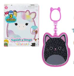Squishmallows Clip-a-longs Mystery Pack, Mini Plush Toys
