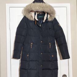 Woman's Ralph Lauren Faux-Fur Super Warm Long Jacket Size Small