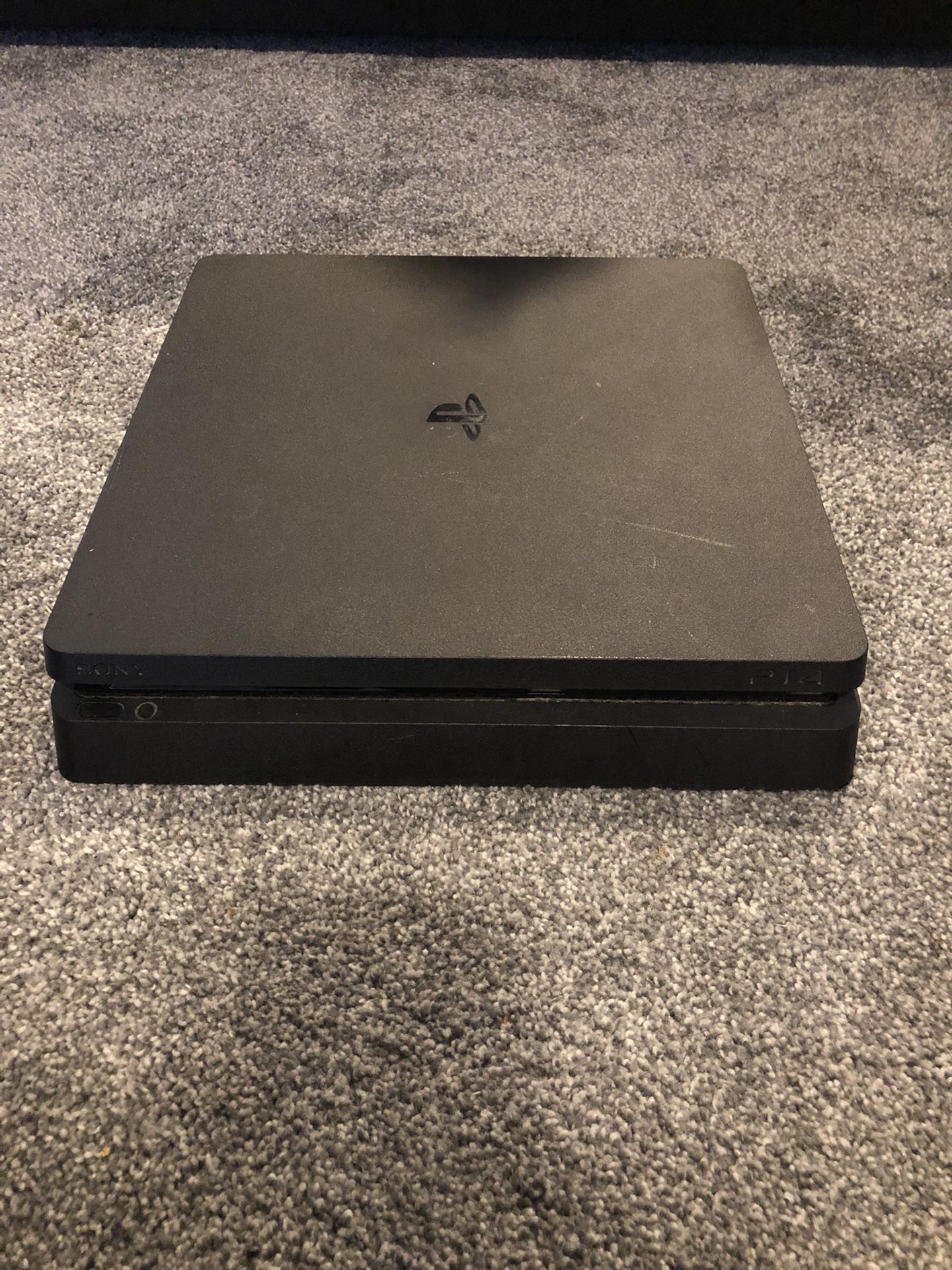 PS4 Slim w/ 3 Controllers and all Cables. NBA2k17 Included. 