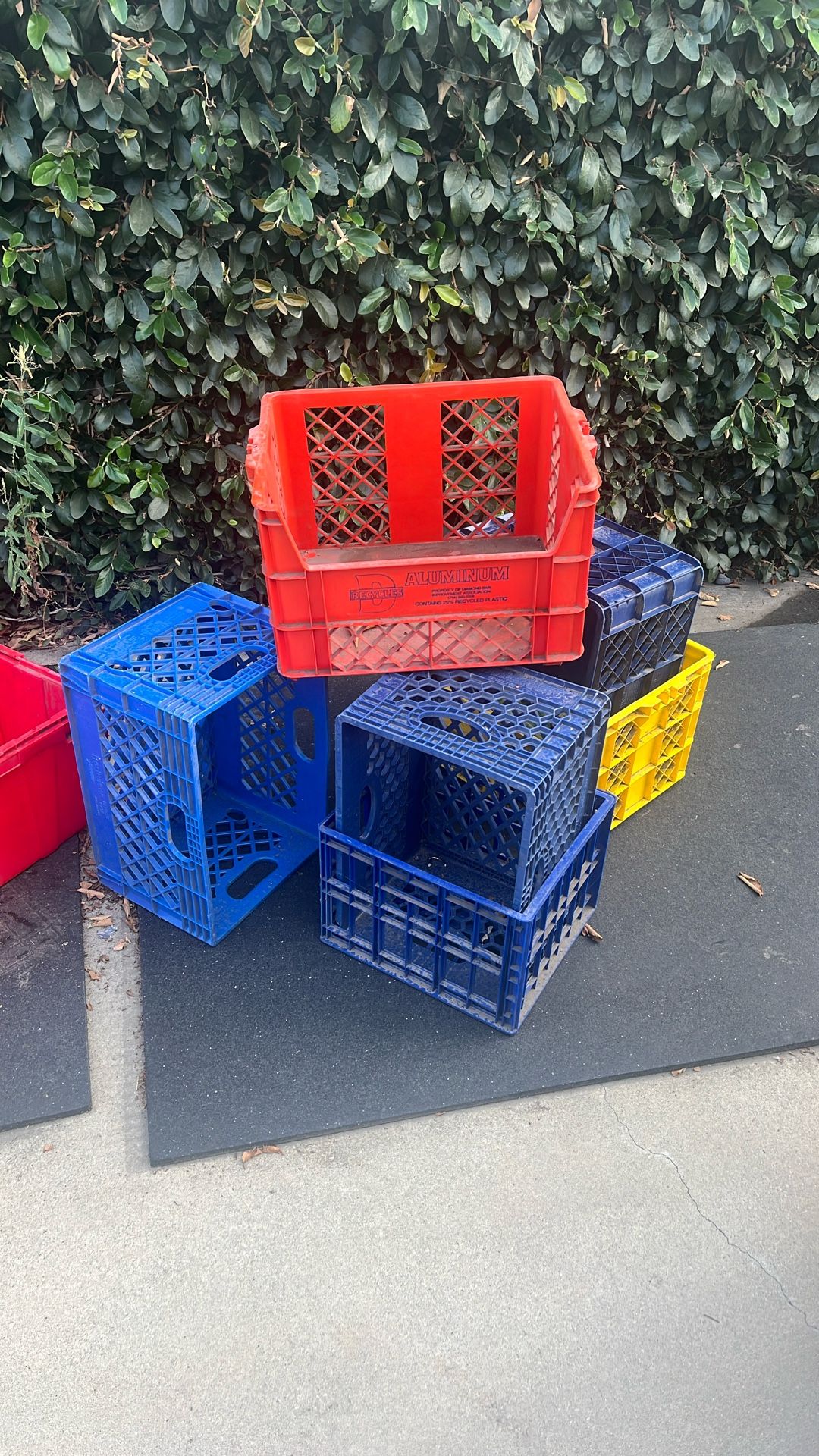 Old Plastic Crates/storage