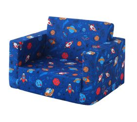 Kids Flip-Out Sofa Space Print