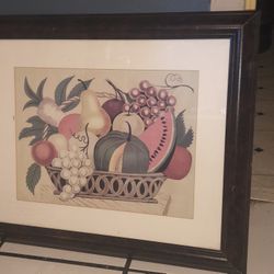 Fruits Wall Frame 20 Inches Wide and 25 inches Long