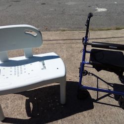 Sit Down Walker +Shower Chair