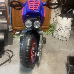 Marvel Spider-Man, electric motorcycle bike