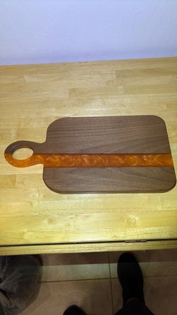 Serving board tray