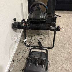 GT LINE RACING CHAIR AND PLAYSTATION LOGITECH 